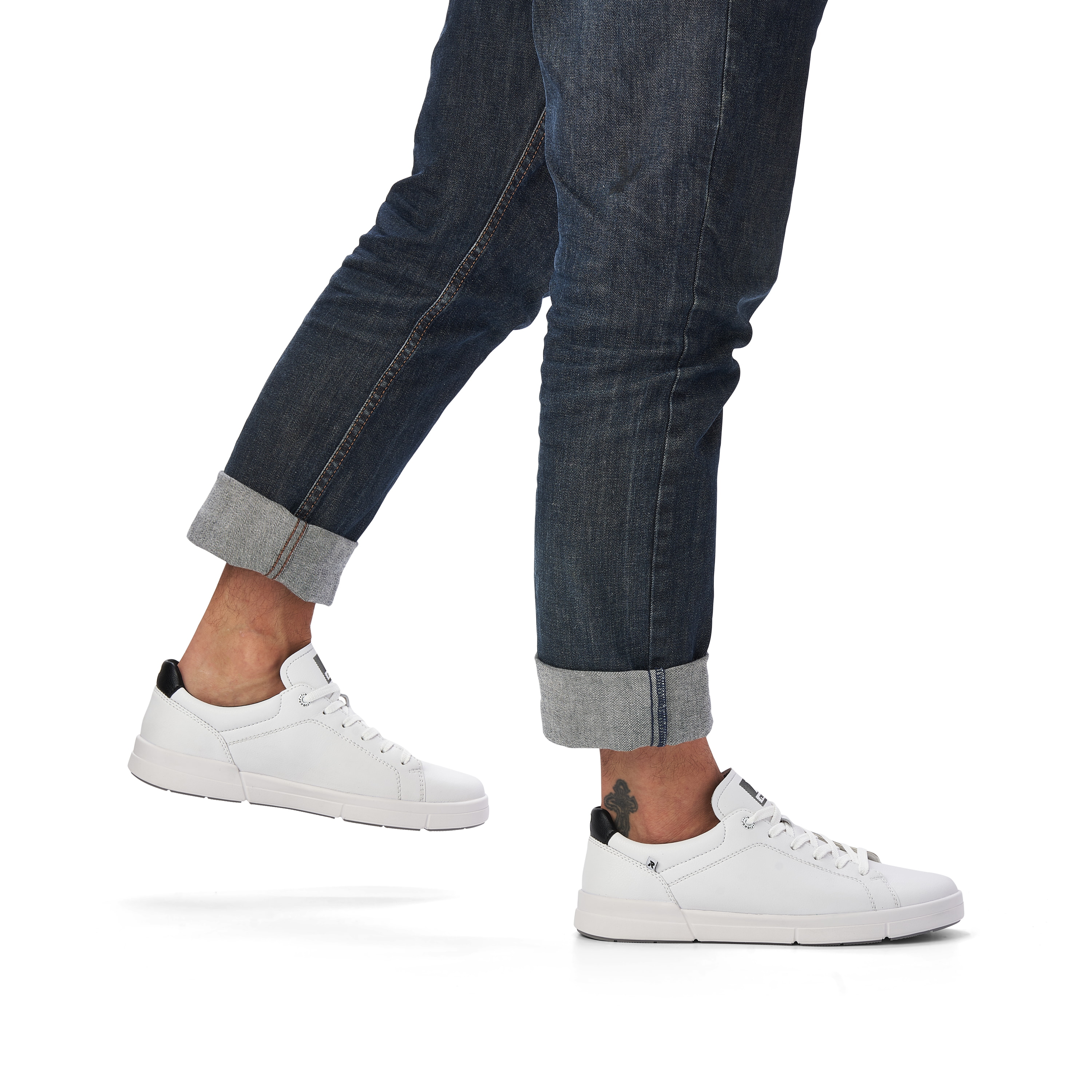 Rieker Herren Sneaker Low frost white