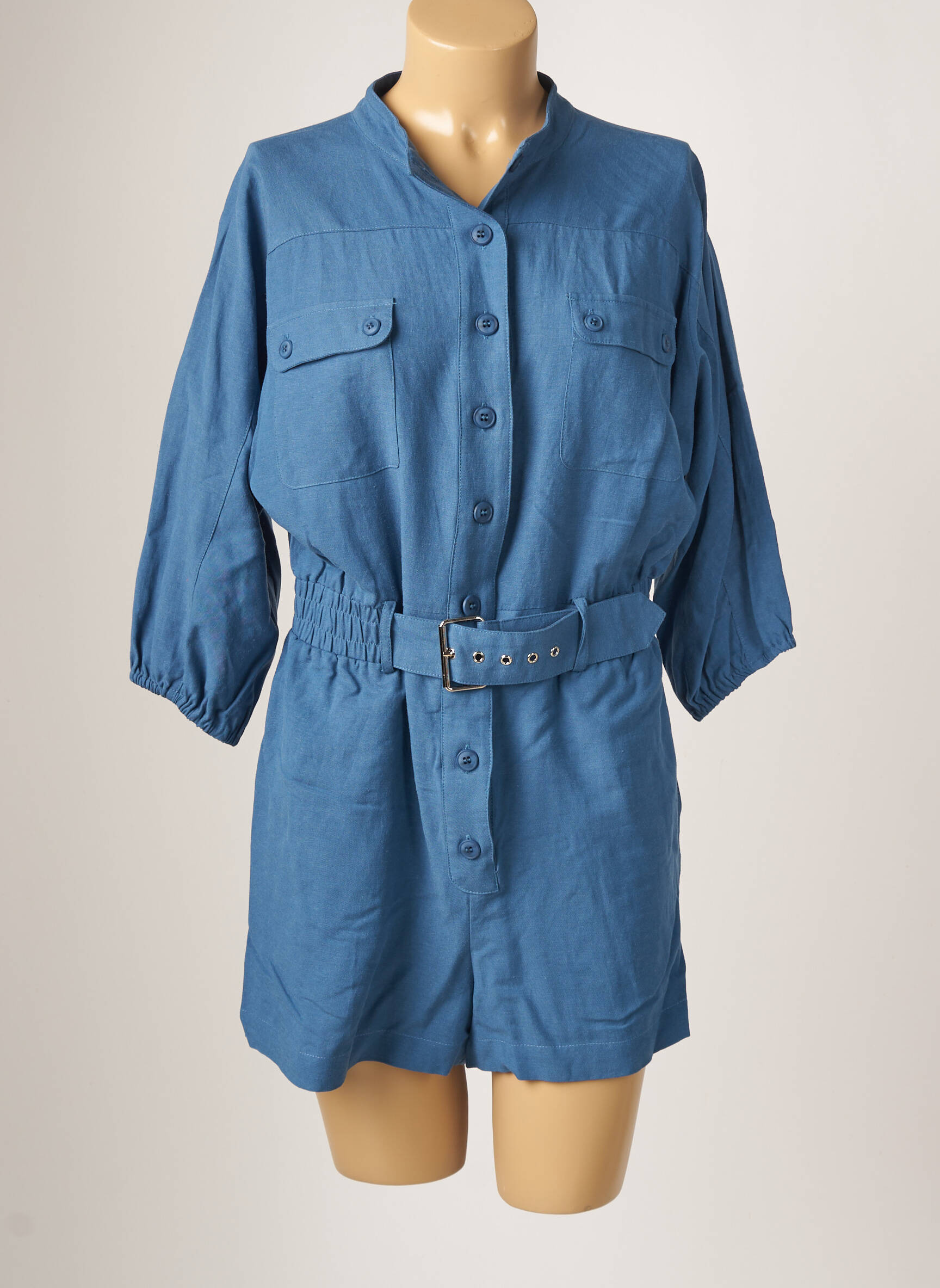 Rue Mazarine Combi Shorts Femme couleur bleu