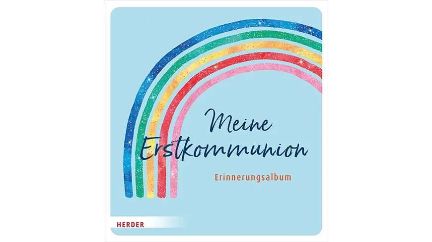Meine Erstkommunion Erinnerungsalbum Regenbogen
