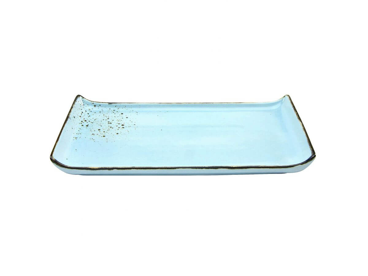 CreaTable BBQ Platte Nature Collection Lightblue 33 x 16,5 cm