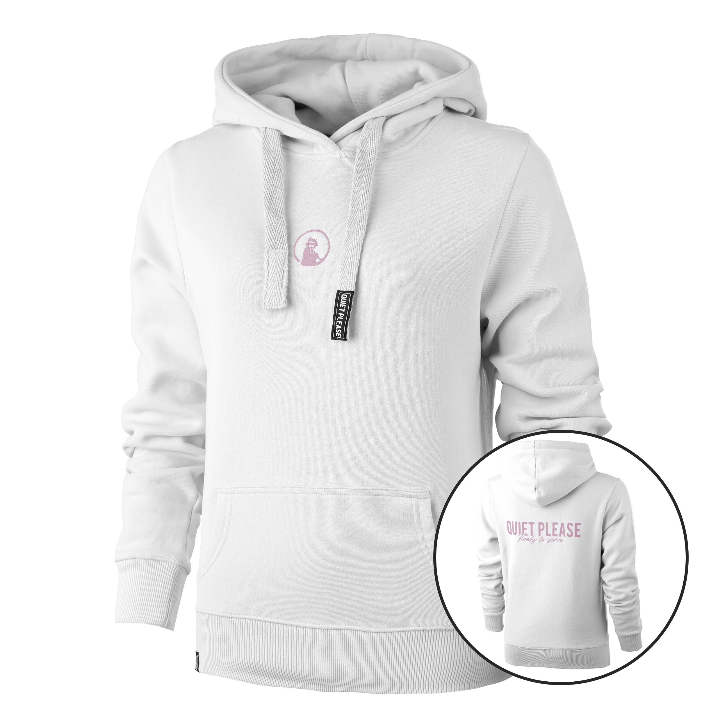Ready To Serve Hoody Damen - Weiß