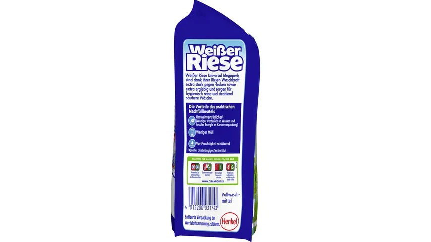 Weißer Riese Universal Megapearls Vollwaschmittel 1.14 kg