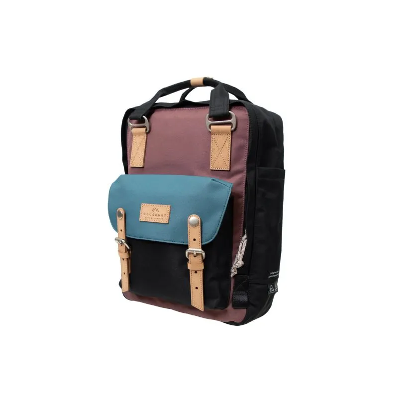 Doughnut Macaroon Reborn Backpack - plum x denim