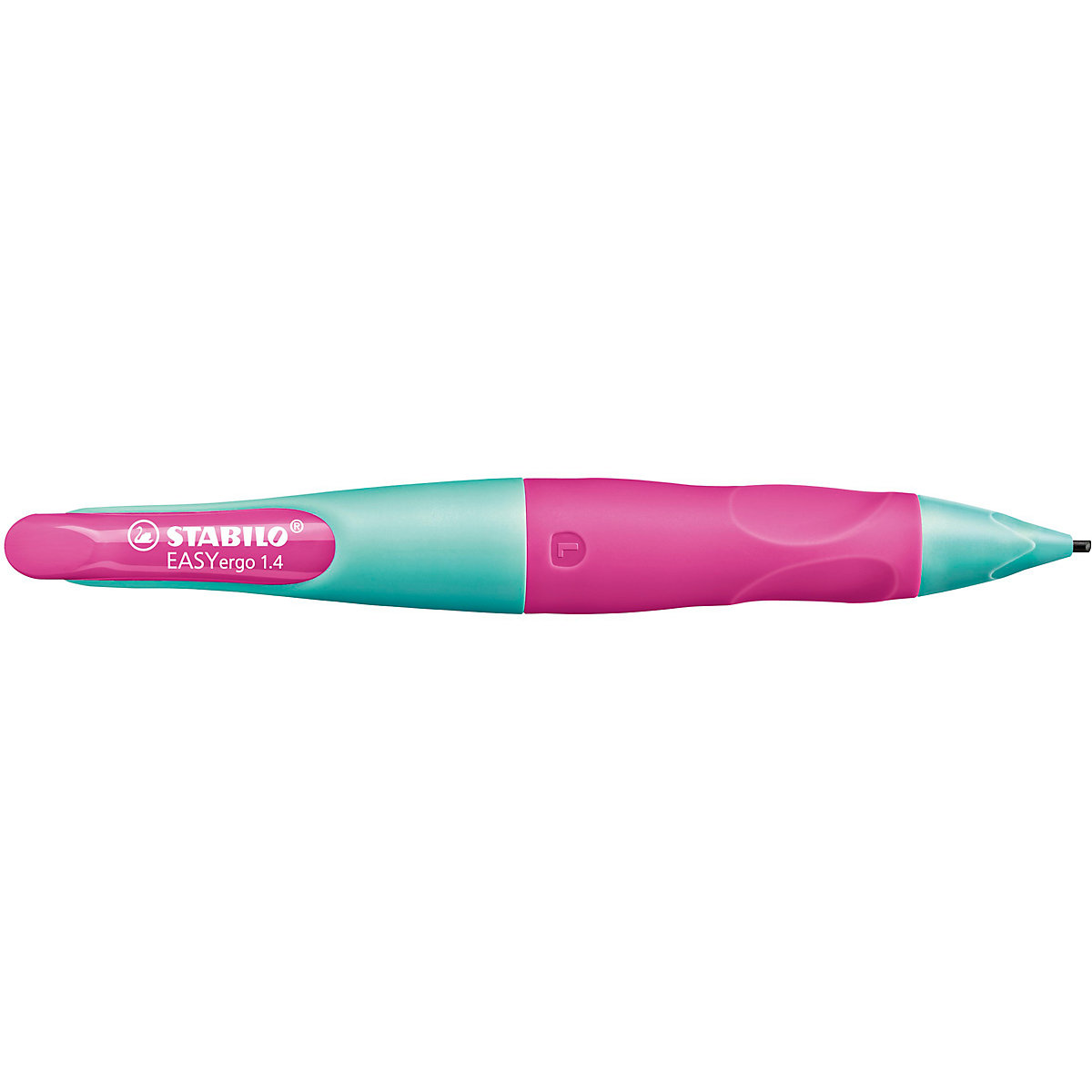 Druckbleistift EASYergo 1.4 mm HB Linkshänderr, türkis/neonpink