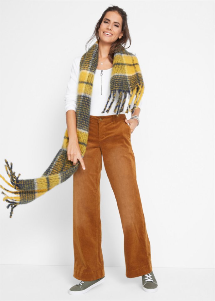 Stretch-Cordhose, Wide