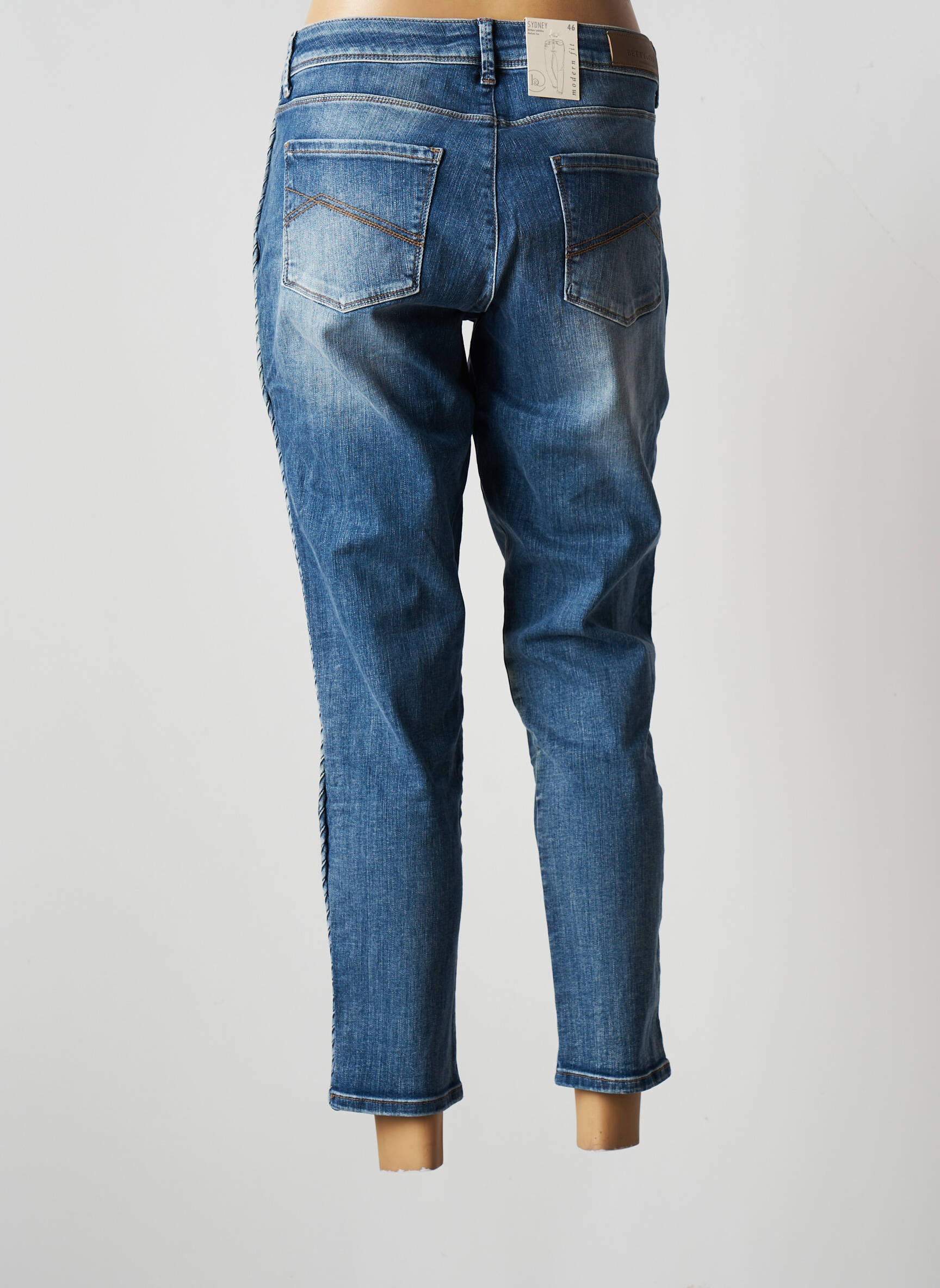 Betty   Co Jeans Coupe Slim Femme couleur bleu