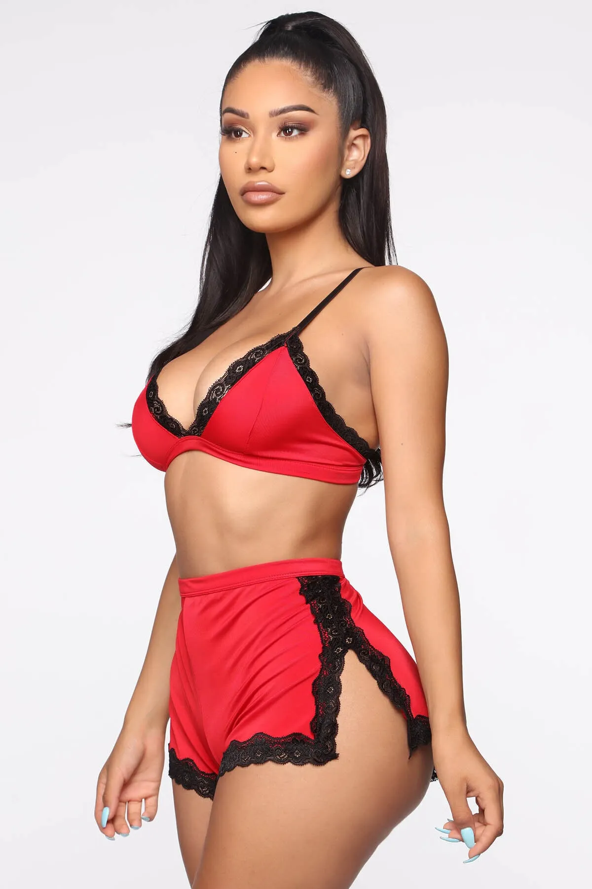 Merry See  Stilvolles BH-Höschen-Set für Damen in Rot