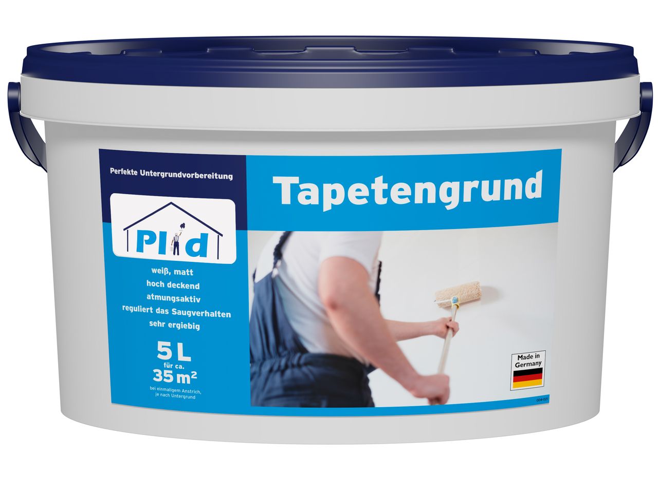 Plid Premium Tapetengrund Tapetengrundierung Grundierung Weiß