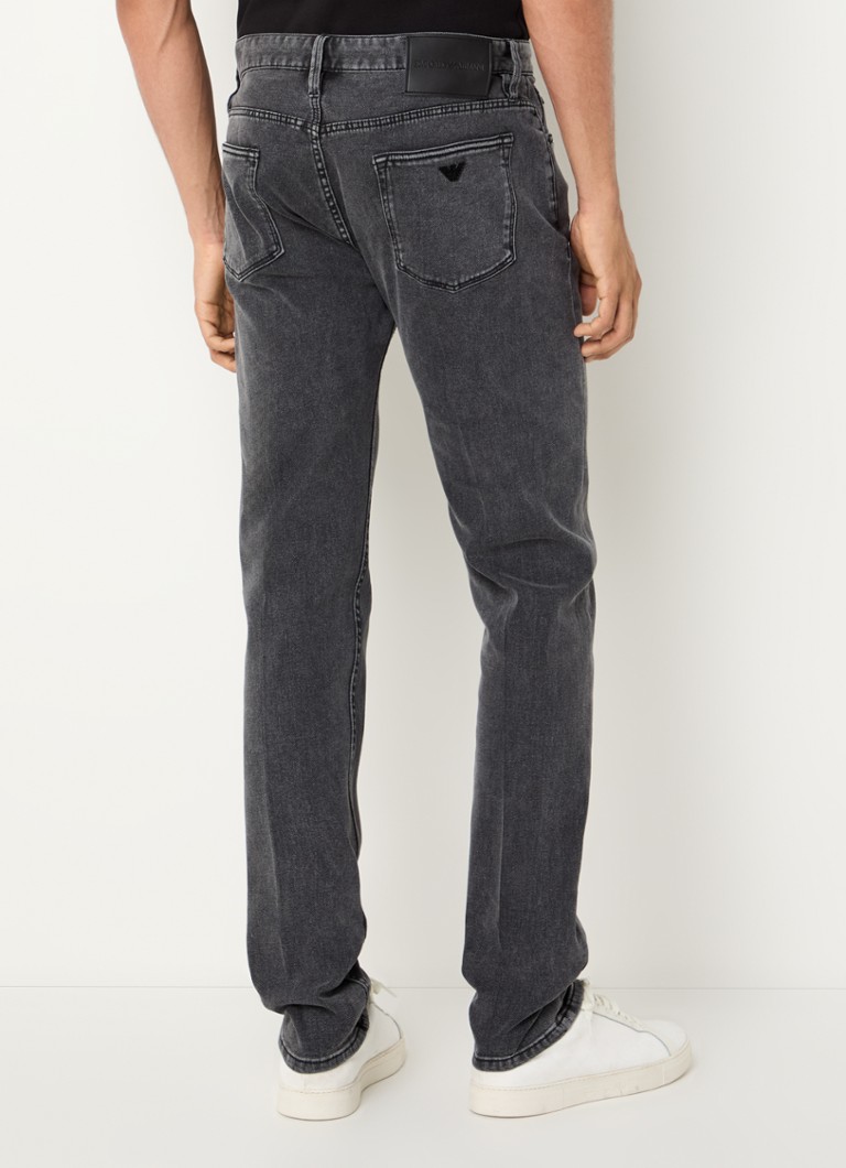 Emporio Armani slim fit farmer színes mosással és oldalsó zsebekkel