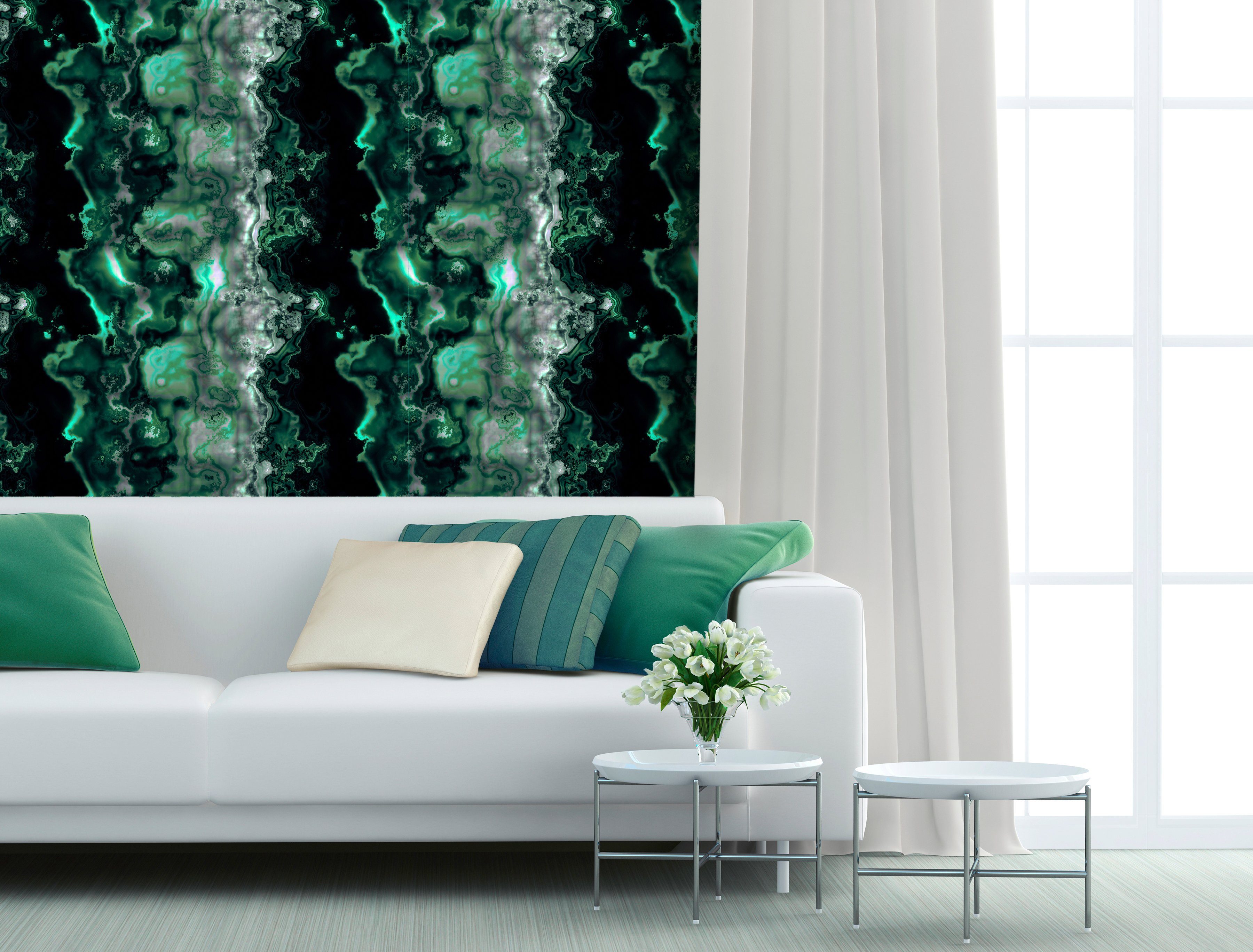 queence Vinyltapete Iosedo, Steinoptik, 90 x 250 cm, selbstklebend