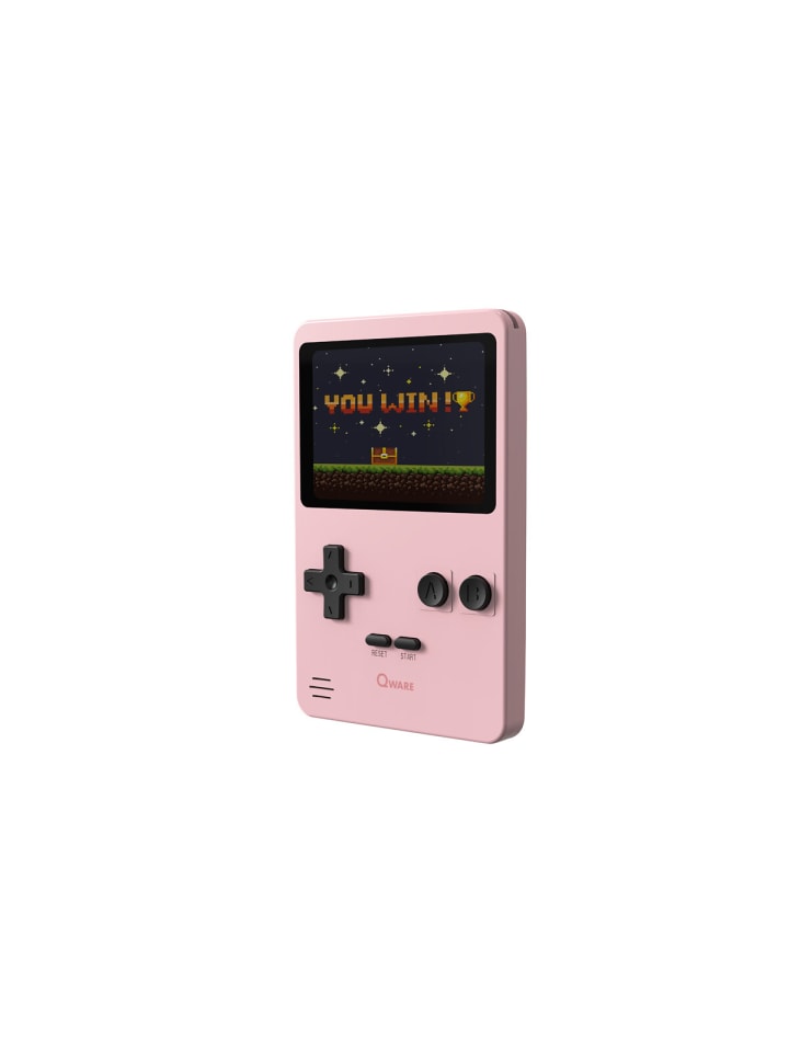 COFI 1453 Qware Retro Spielkonsole Handheld 240 Spiele für unterwegs in Rosa günstig kaufen onesize