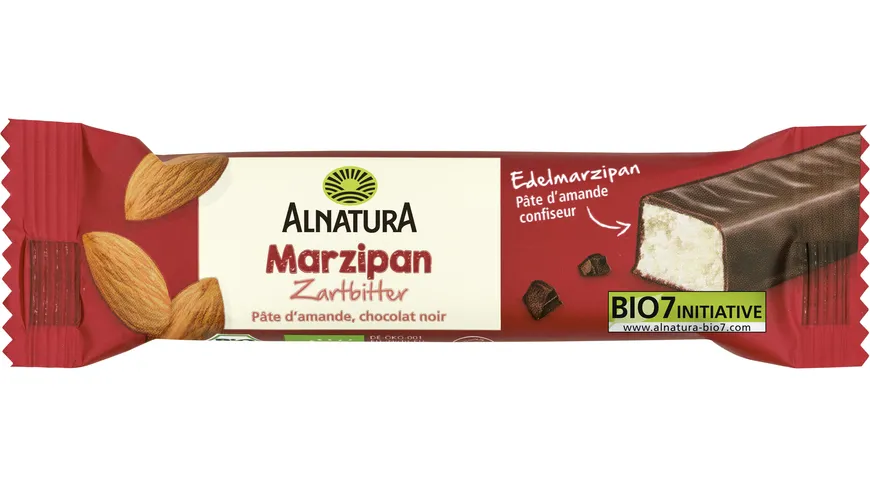 Alnatura Bio Marzipan Riegel Zartbitter 40 g