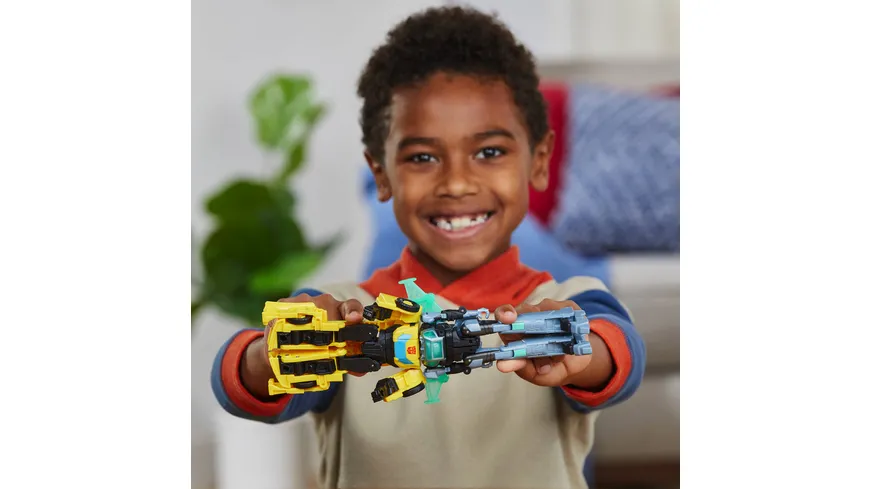 Hasbro - Transformers EarthSpark Cyber-Combiner Bumblebee und Mo Malto