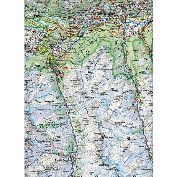 Großvenediger - Oberpinzgau 1 : 50 000. WK 121 - Wanderkarte