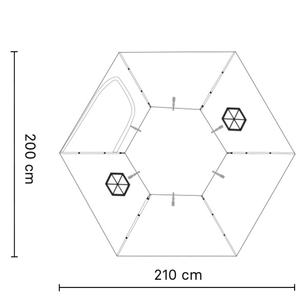 2.5 - Kuppelzelt