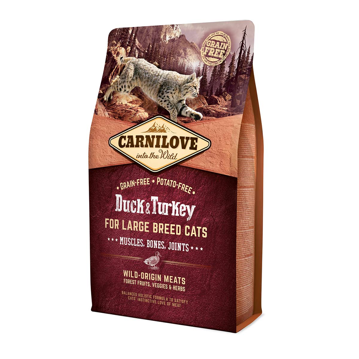 Carnilove Cat Adult Large Breed - Duck & Turkey