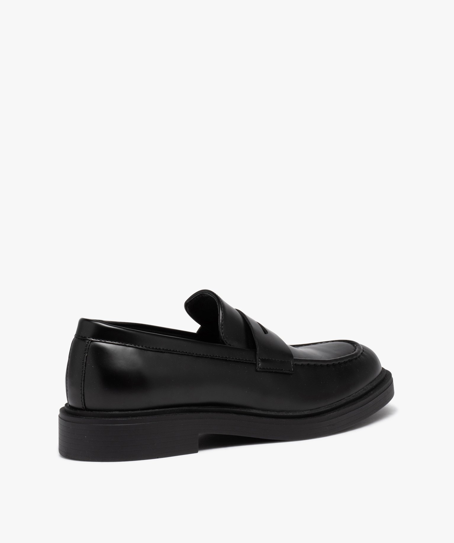 Mocassin classique avec épaisse semelle homme noir | GEMO