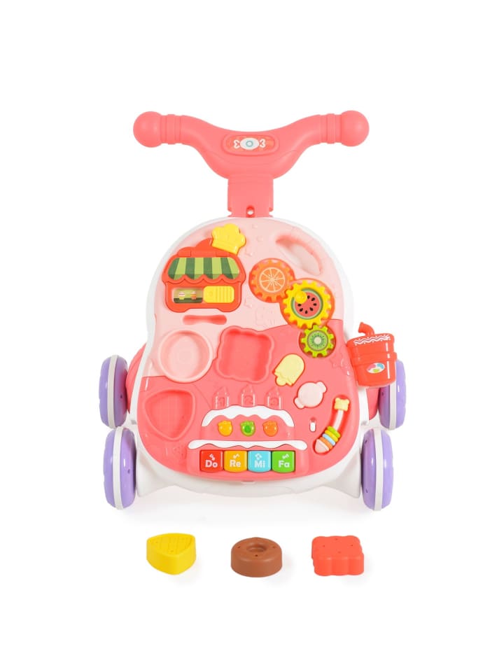 Moni Lauflernwagen 2 in 1 Korb in rosa günstig kaufen onesize