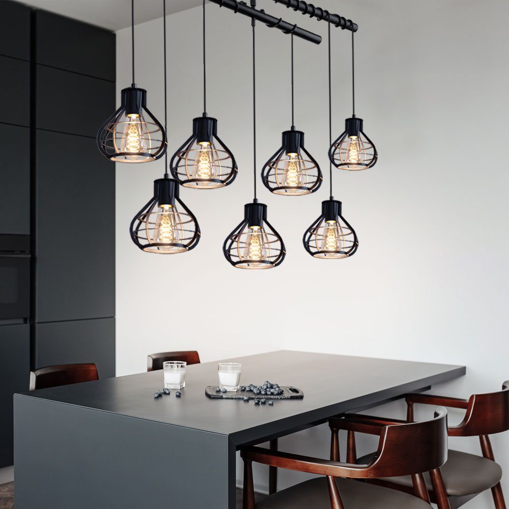 etc-shop Pendelleuchte, Leuchtmittel nicht inklusive, Hängeleuchte Höhenverstellbar Pendelleuchte Esszimmerlampe