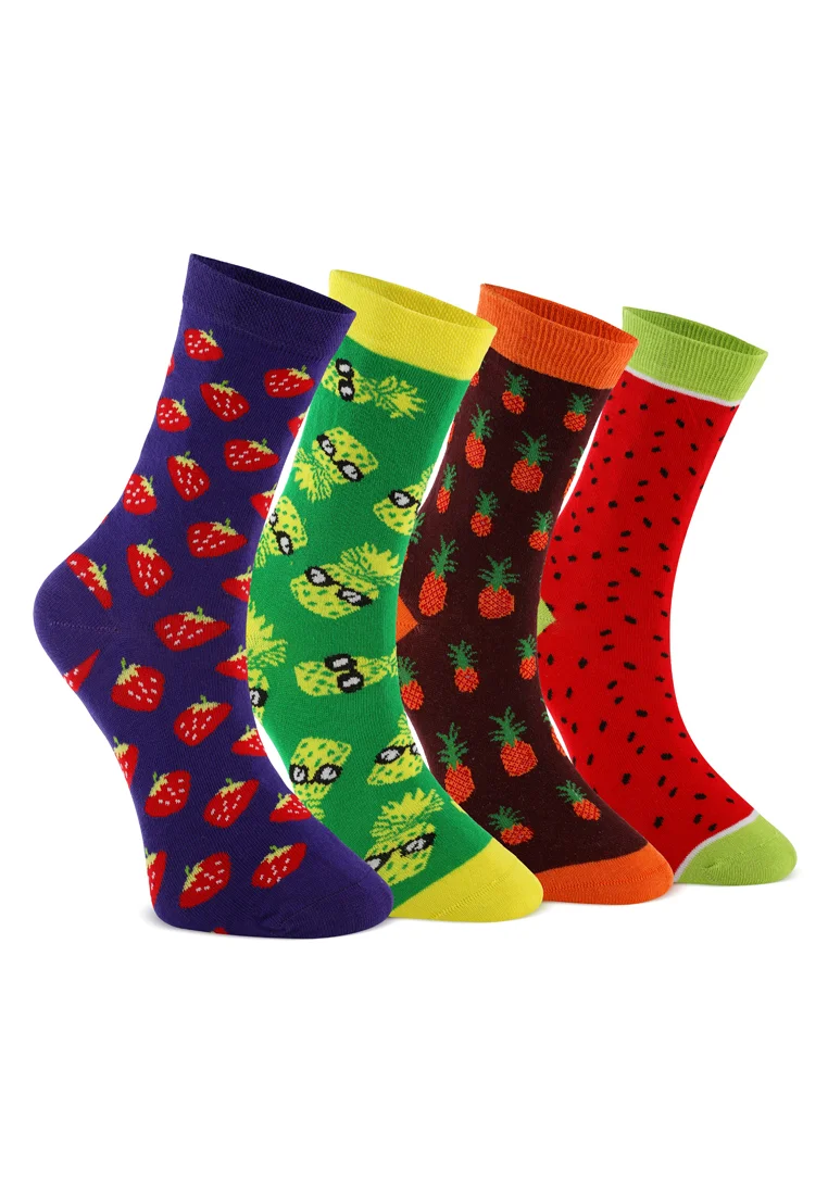 Calcetines Crea PACK DE 4 FRUTAS - Calcetines