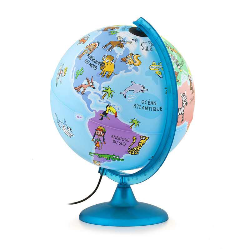 Globe des petits et carte à colorier Mappa Mondo Sicjeg
