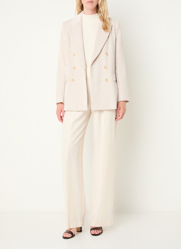 Pennyblack Oidio double-breasted corduroy blazer with flap pockets