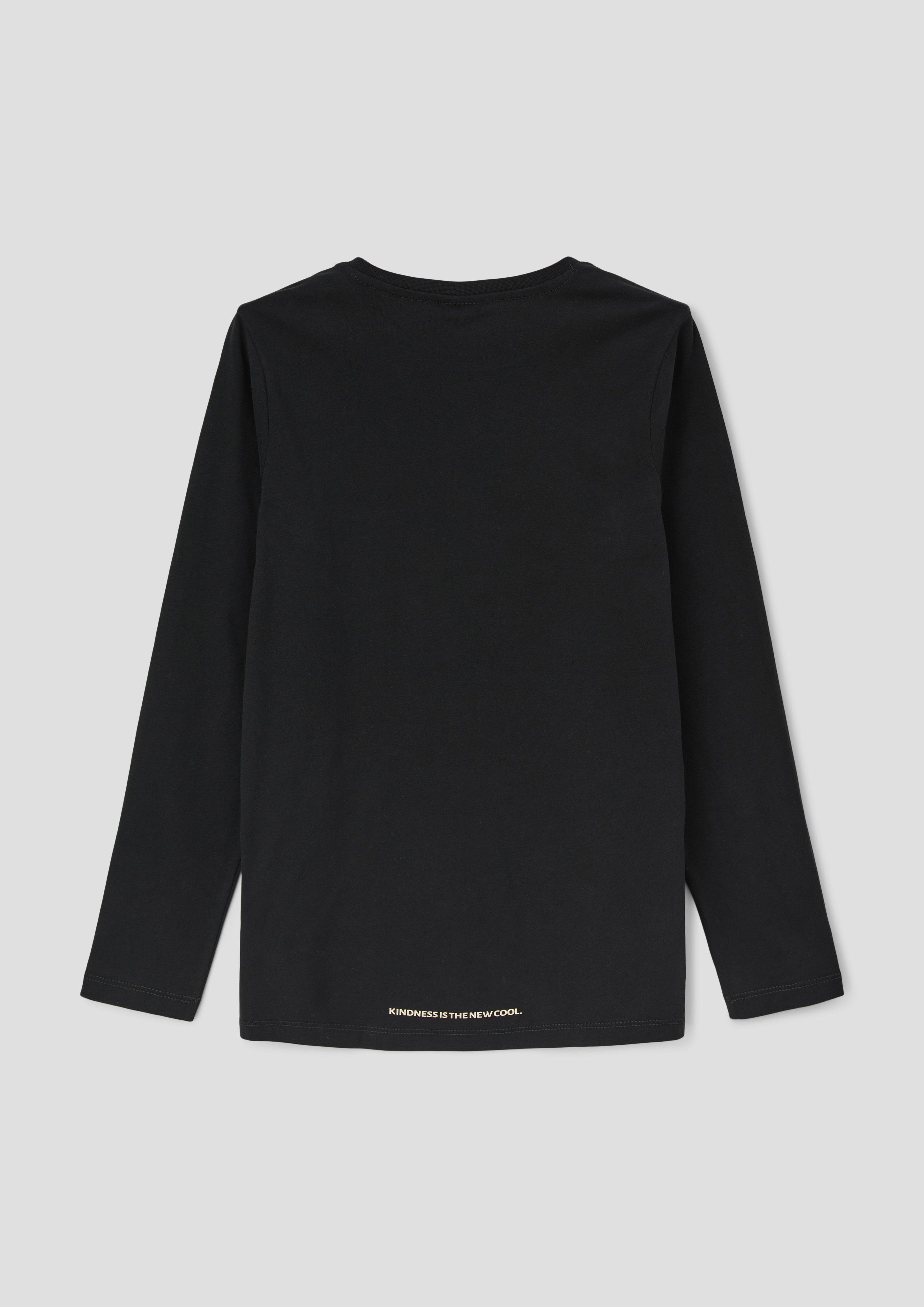 Langarmshirt mit Statement-Print  2140085-9999