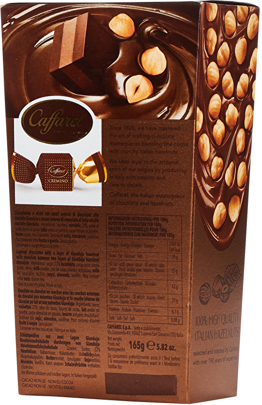 Caffarel Hazelnut Creations Cremino Dark 165g