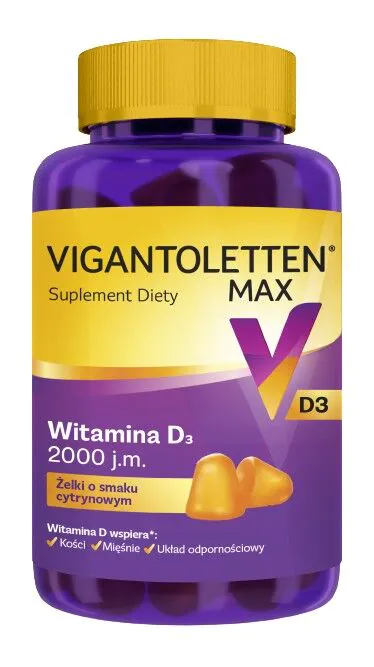 Ζελέ με γεύση λεμονιού Vigantoletten Max Vitamin d# 2000 IU