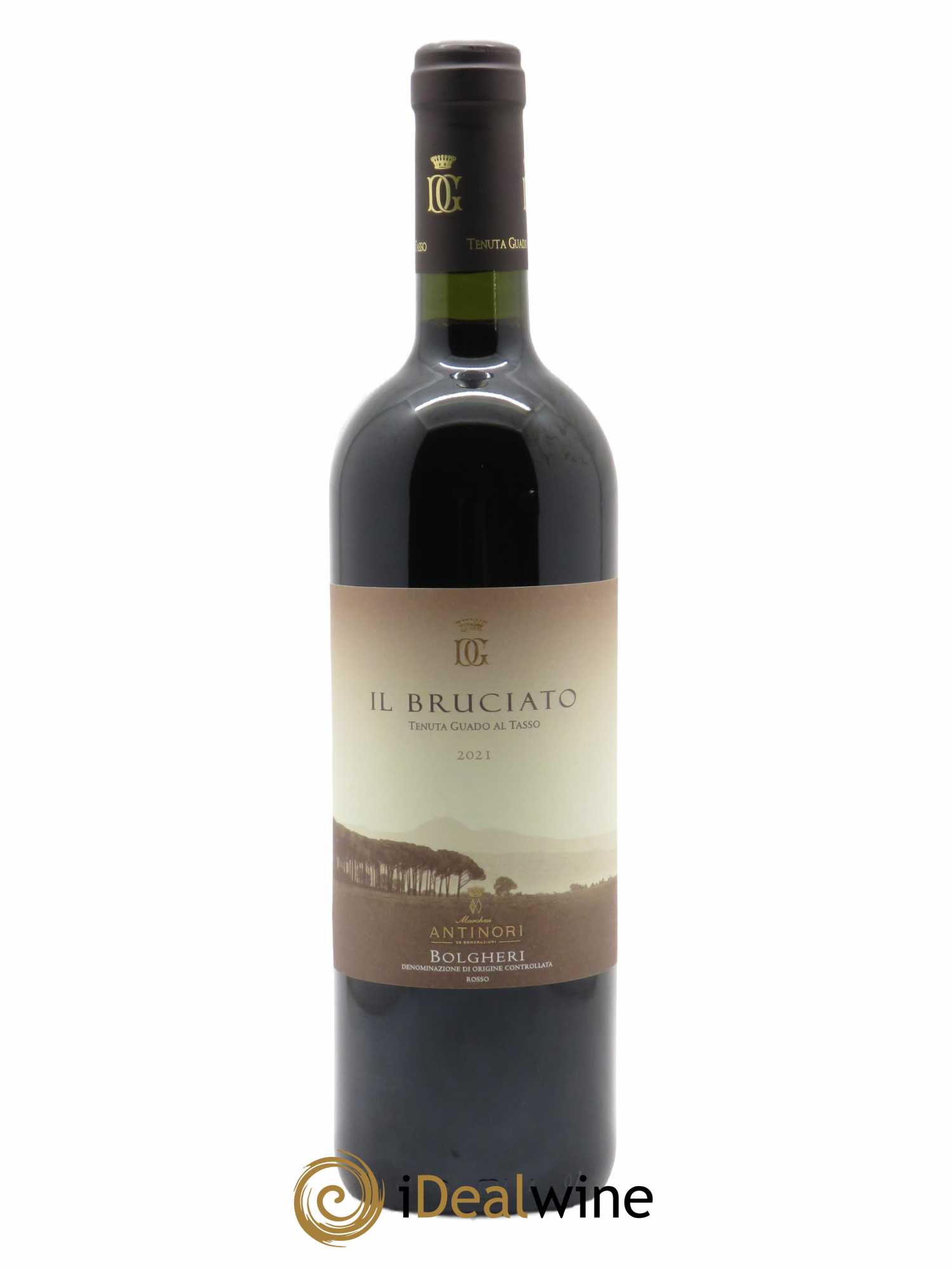 Bolgheri DOC Il Bruciato Tenuta Guado al Tasso - Antinori  2021 - Lot de 1 Bouteille