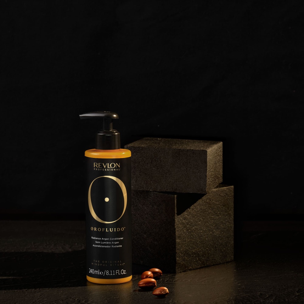 REVLON PROFESSIONAL OROFLUIDO™ Original Après-shampoing Soin Lumière à l'Huile d'Argan Après-shampoing cheveux secs