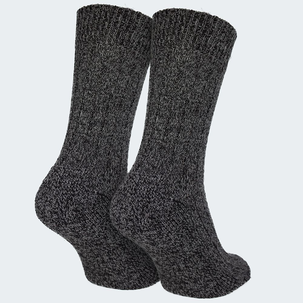 Black Snake Darkgrey 3-pack Norweger Wollsocken