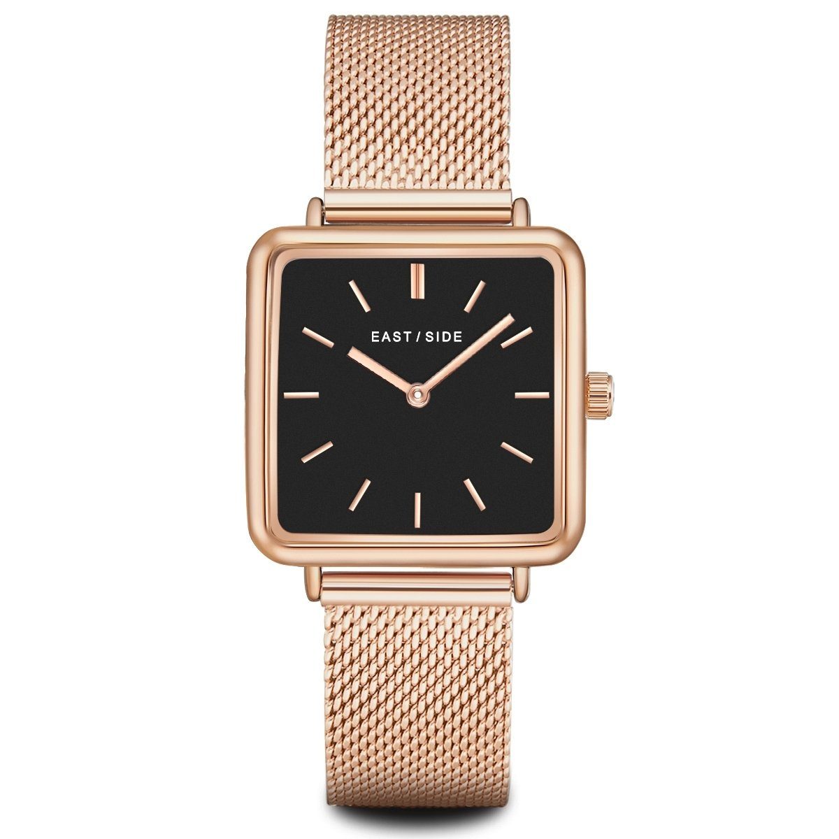 Eastside Automatikuhr Grand roségold, mit Milanaise-Armband