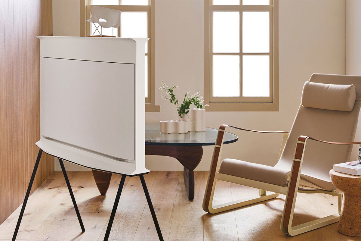 Samsung GQ43LS01BAU LED Lifestyle Fernseher (108 cm/43 Zoll, Smart-TV, Quantum HDR,Bestes Upscaling dank Quantum Prozessor 4k,Mattes Display)