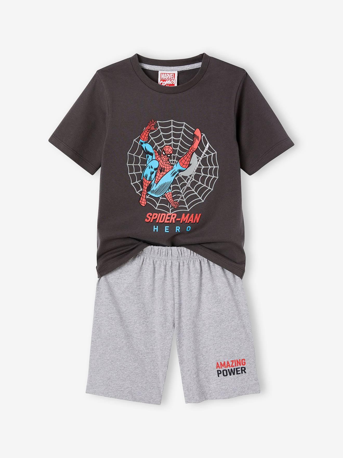 Pyjashort garçon Marvel® Spider-Man anthracite