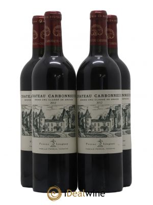 Château Carbonnieux Cru Classé de Graves  2012 - Lot de 4 Bouteilles