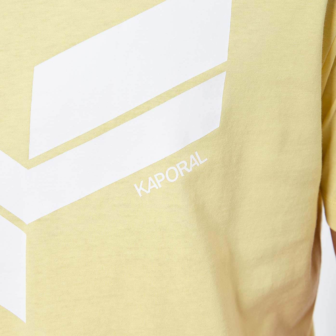 BRYZO  T-shirt jaune Homme en 100% coton