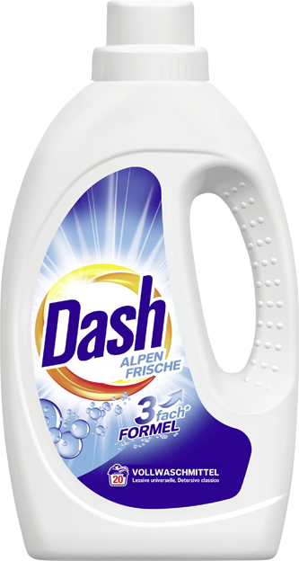 Dash Vollwaschmittel Alpen Frische