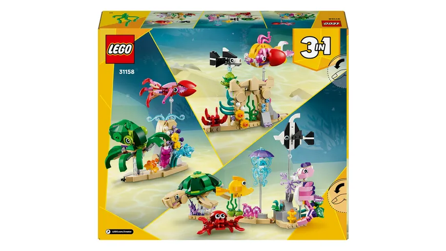 LEGO Creator 3in1 31158 Meerestiere