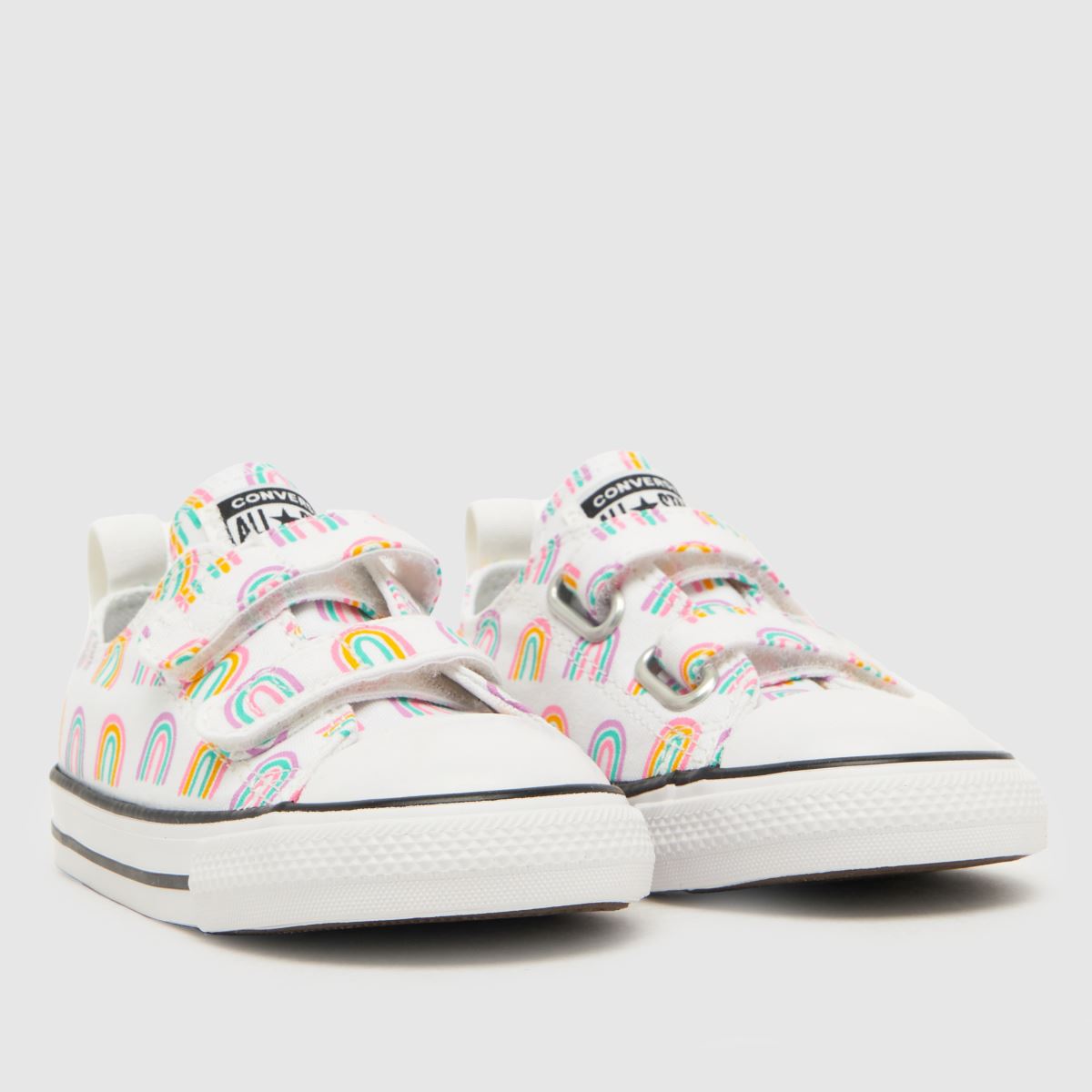 Converse vita All Star Lo 2v flickor småbarnsskor