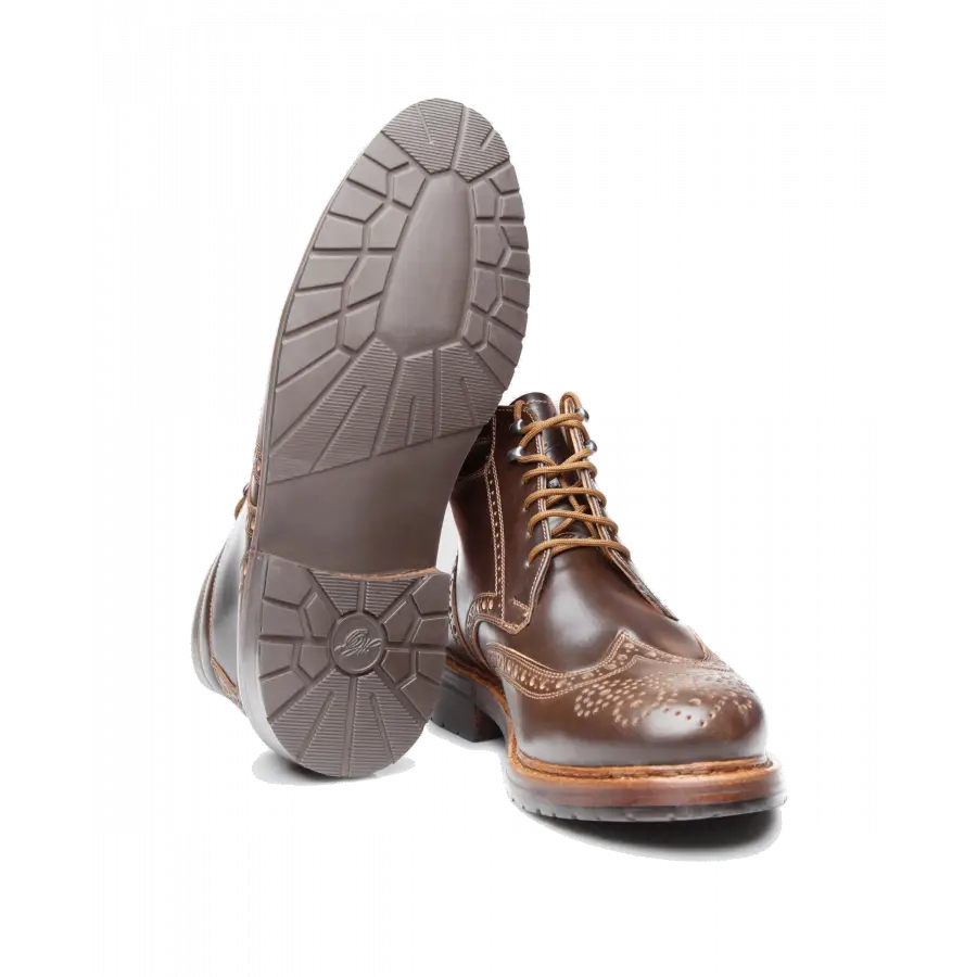 Heinrich Dinkelacker - Stiefeletten BUDA FULL-BROGUE C gefüttert - braun