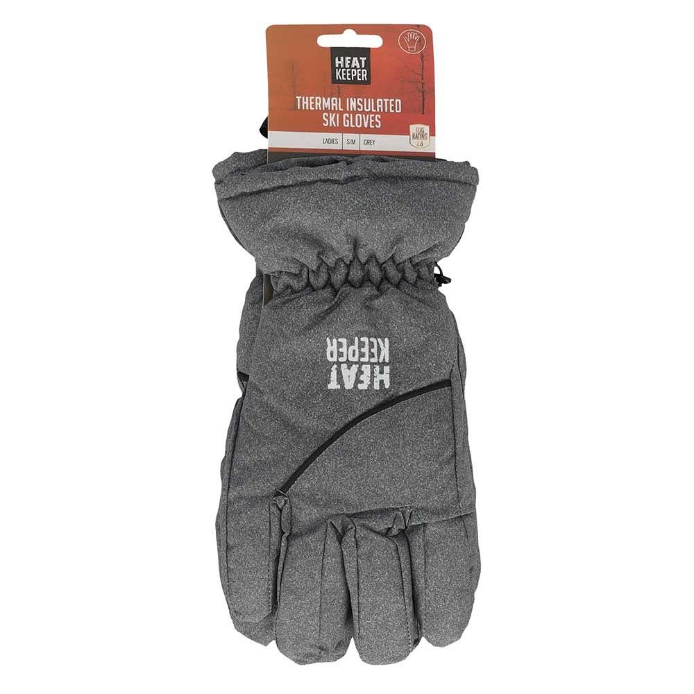 Heat Keeper Graue Damen Ski-Handschuhe