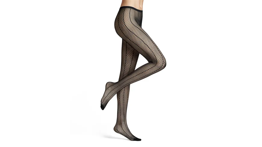 FALKE Damen Netzstrumpfhose Lady Suit schwarz