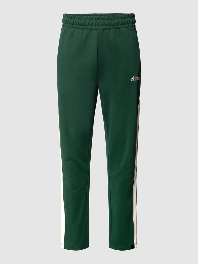 Sweatpants mit elastischem Bund in dunkelgrün