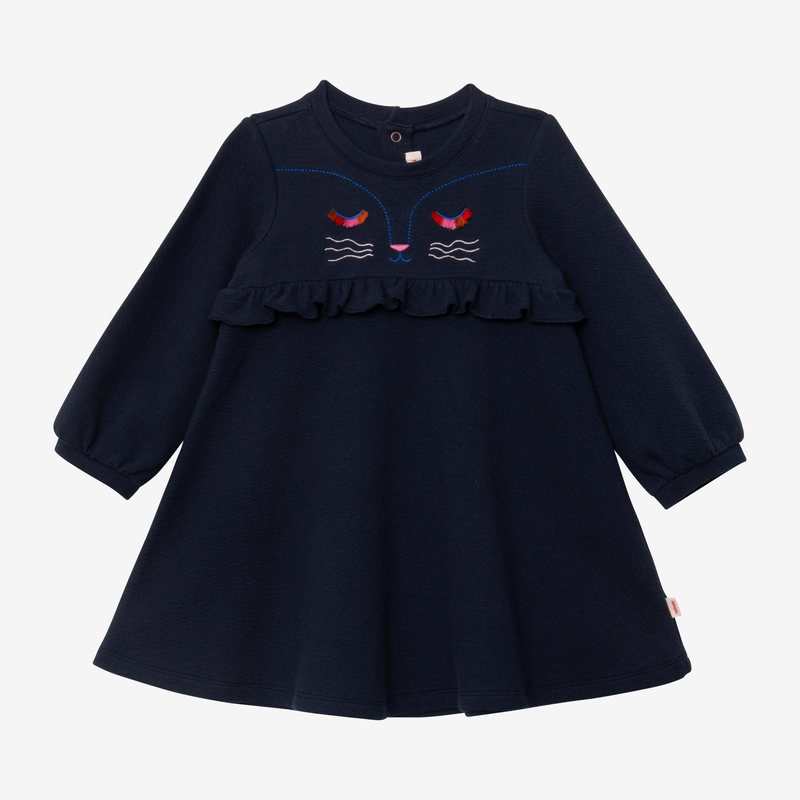 Robe fille broderie chat Catimini