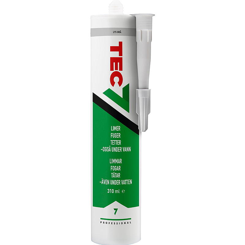 Tec7 Fugemasse tec7 Lys grå, 310 ml