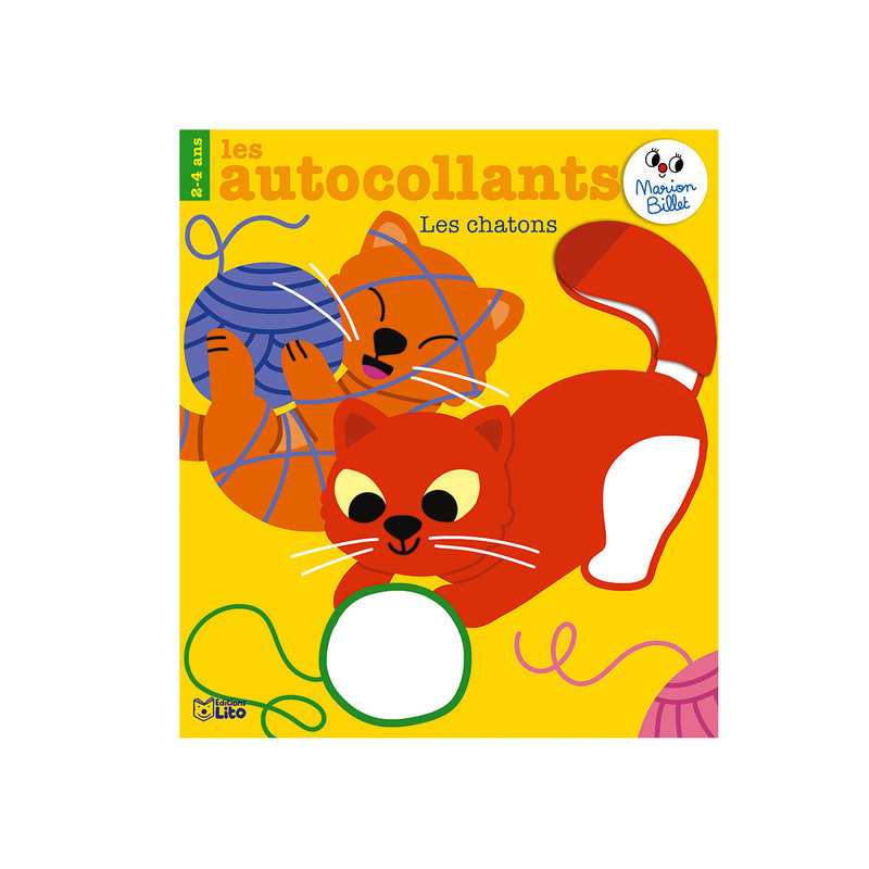 Pochette Autocollants, les chatons - Lito