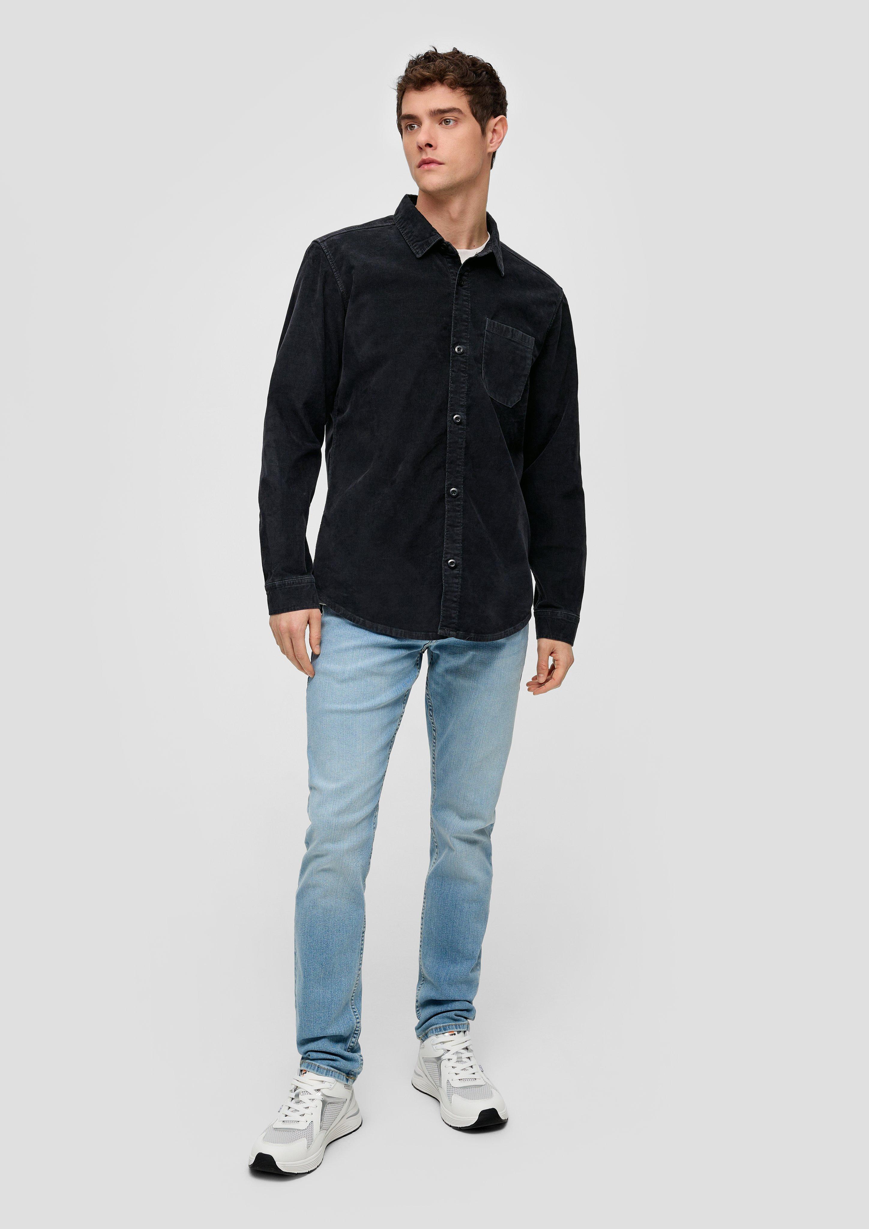 Regular: Hemd aus feinem Cord  2138719-9897