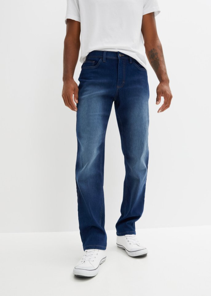 Regular Fit Stretch-Thermojeans, Straight
