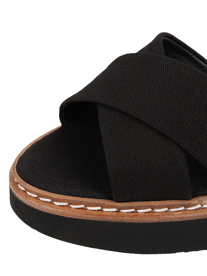 Wedges aus Textil Modell 'Bonnie' in schwarz